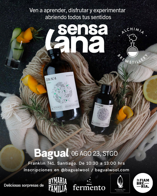 Agosto en Stgo: SensaLana + 🍻🍸Alchimia Brewstillery